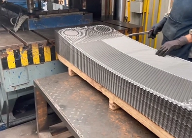 Heat Exchangers Plates Production