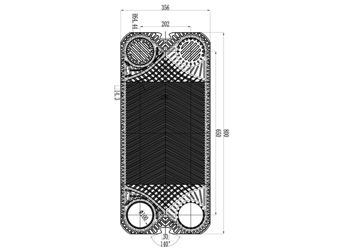 plate heat exchanger parts