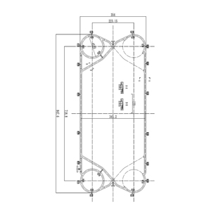 M10B Alfalaval Heat Exchanger Plates