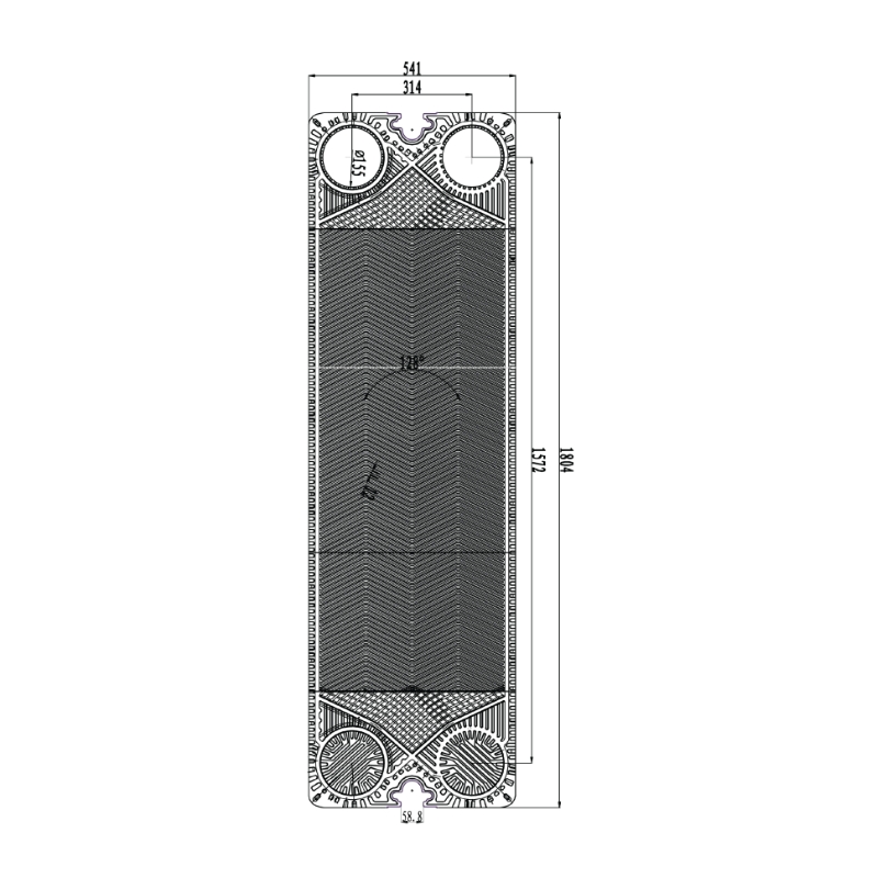 NT150L GEA Heat Exchanger Plates