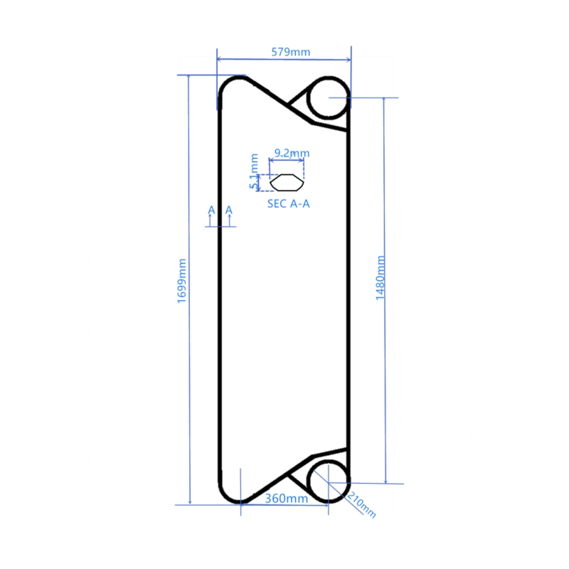 S8 Tranter Heat Exchanger Plates