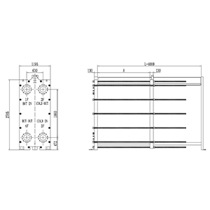 UX80 HISAKA Gasketed Plate Heat Exchangers