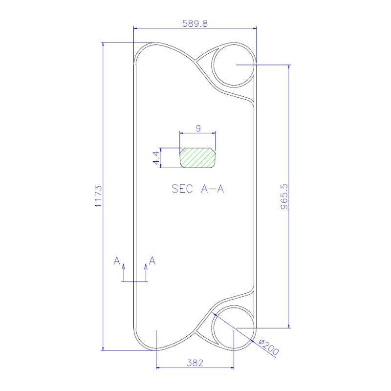 VT805 GEA Heat Exchanger Plates