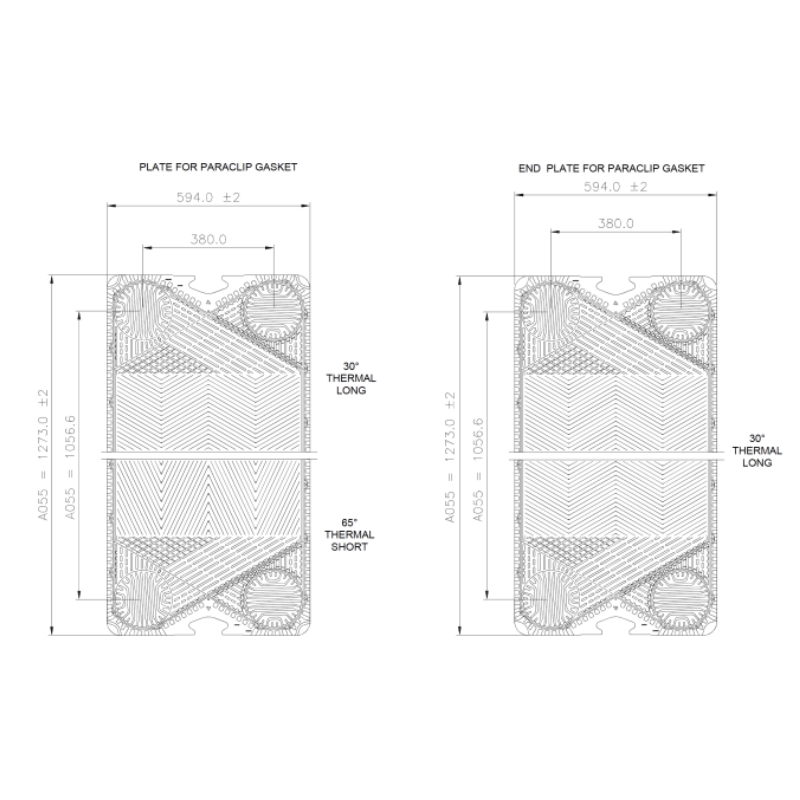 A055 APV Heat Exchanger Gaskets